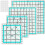 4Pcs Sewing Ruler Set Clear Acrylic Quilting Templates-Blue 1