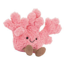 14CM Amuseables Coral Plush Doll Brand New with Dust Bag Tags