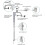Fish Finder Mounting Bracket Adjustable Rotatable Design for Universal Compatibility With Most Fish Finder Models 3