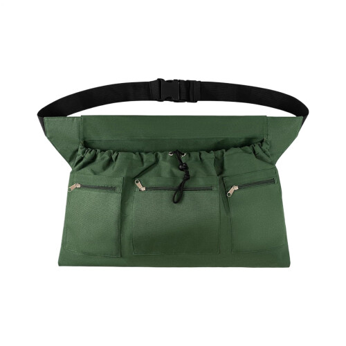 Work Apron Greembiule Gardening Harvesting Cape Drawstring Bag Kitchen Barbecue Apron Fruit Storage