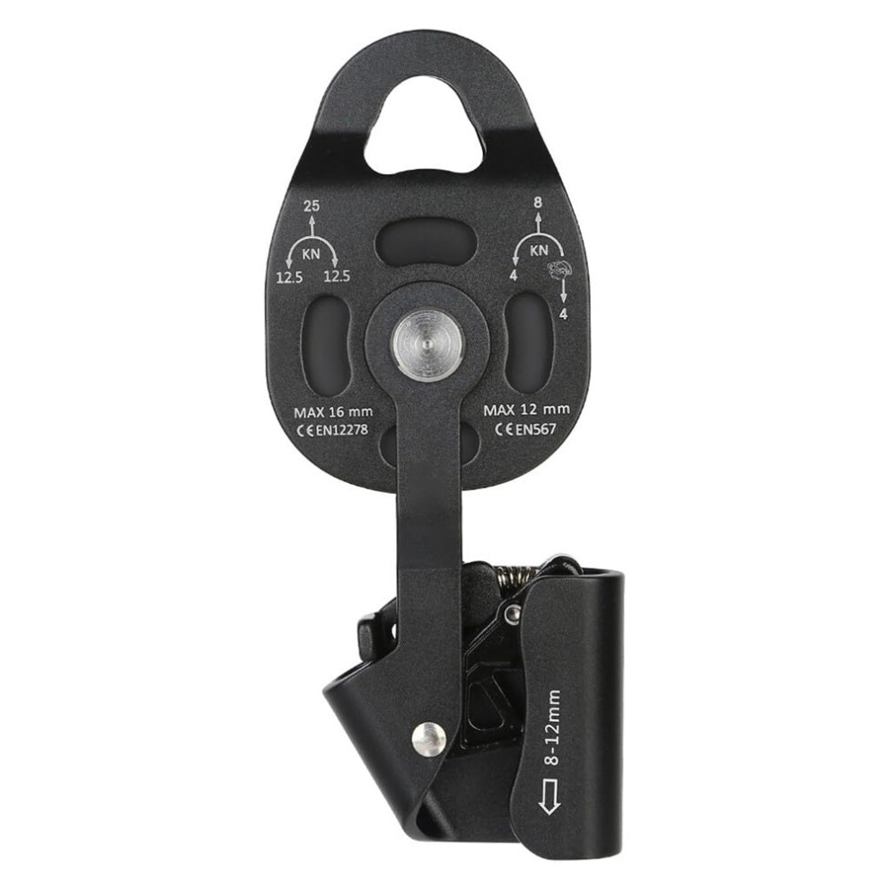 Smooth Operating Aluminum Alloy Pulley Black Heavyduty Lifting For Hoists And Rigging 9412369001504
