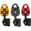 Oneway Pulley 12.5 kN Dynamic Pull Capability, Compact Red Design, Single Direction Rigging Pulley 2