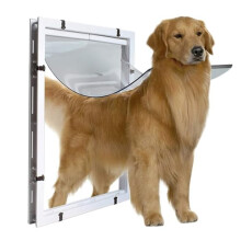 Dog door flap – extra large for big breeds – easy access and installation – durable design.