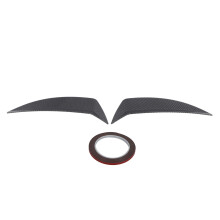 Aileron de phares sport hautes performances compatible avec les véhicules coupés, en ABS mat résistant aux UV, avec un look sportif et des rayures