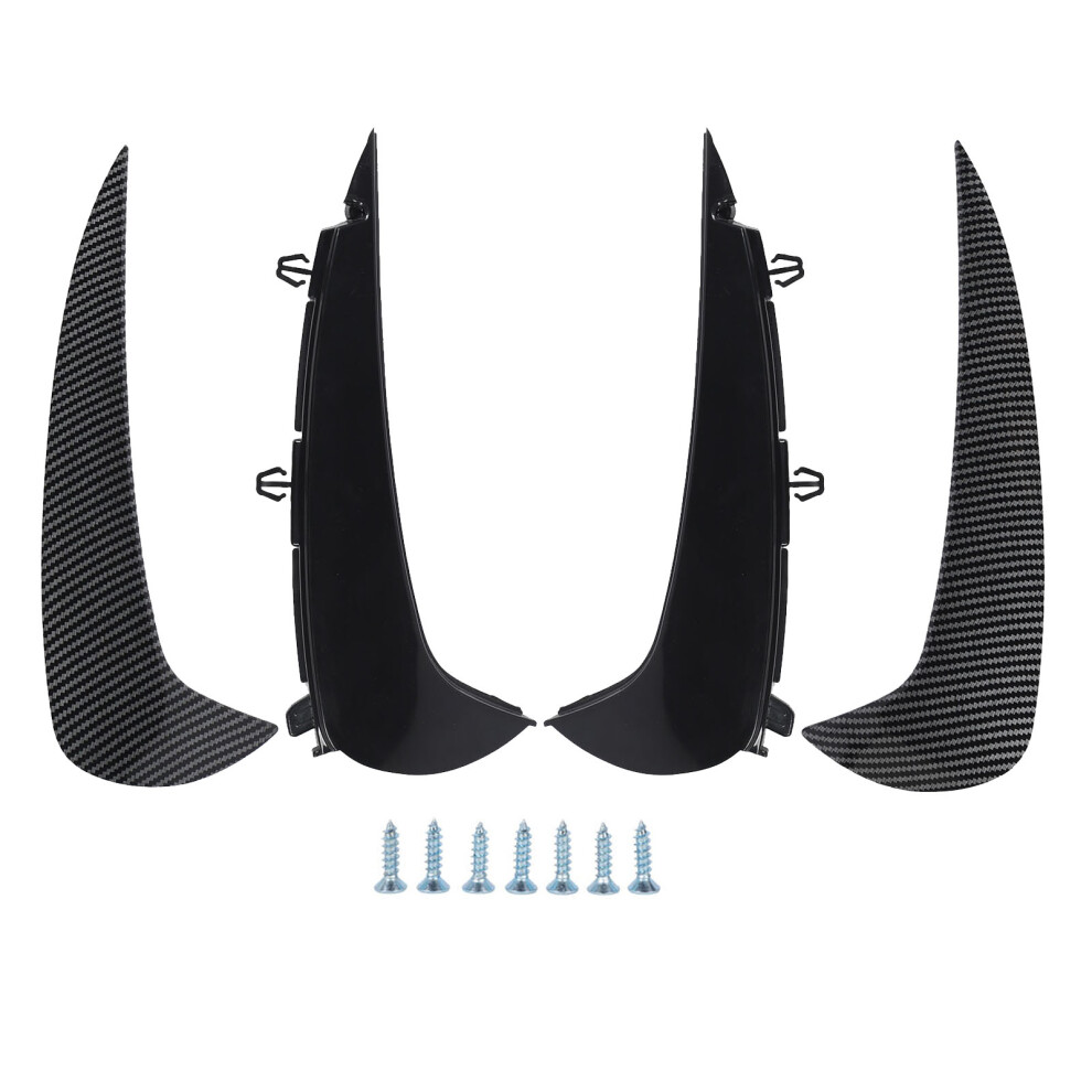 Exterior Rear Bumper Spoiler Durable Weather Resistant Material Abs Material Heat Resistance High Strength Easy Install Improved Appearance 9190834871325