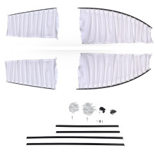 Parasol para Tesla Model 3, cortinas laterales de tela premium para ventanas, fáciles de limpiar, con tratamiento opaco y protección UV, parasoles