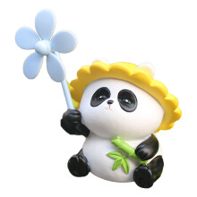 Autogeurverfrisser met panda-aroma, duurzame geur, uniek ontwerp, stevige constructie, natuurlijke plantenextracten, veilig in gebruik, levendige
