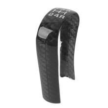 Szénszálas váltógomb-borítás, ergonomikus kialakítás, csúszásmentes ABS anyag, öntapadós kialakítás, egyszerű telepítés, tartós,