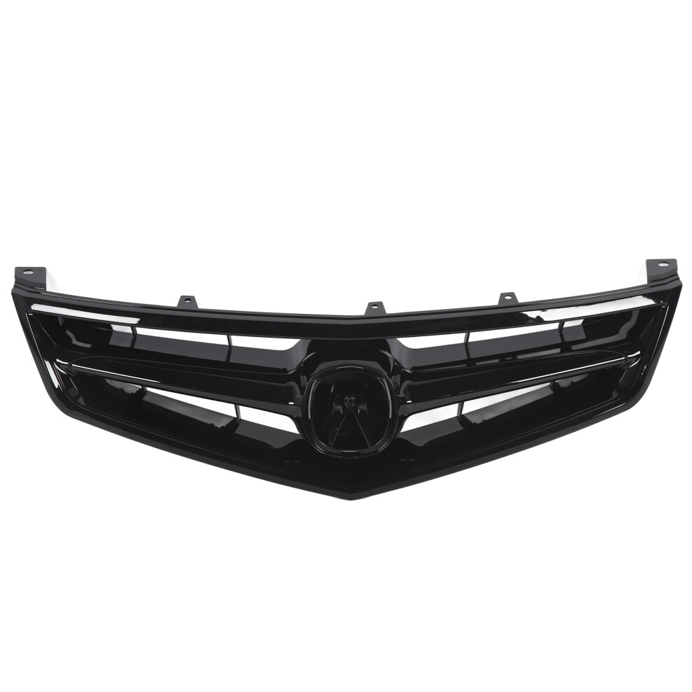 Abs Front Upper Hood Grille For Acura Tsx, Improved Aerodynamics Oem Standard Easy Installation Enhance Appearance Durable Construction For 2006-2008 9190834220956