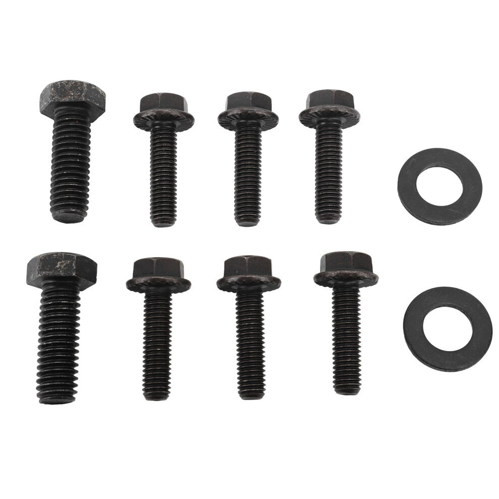 Engine Manifold Stud With Durable Construction, Header Bolts For Front Seat Mounting Replacement, Corrosion Resistant Oxide Finish, High Black 9159805563010