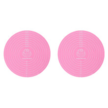 Food Safe Silicone Rolling Mat Nonslip For Baking Pastry-Pink