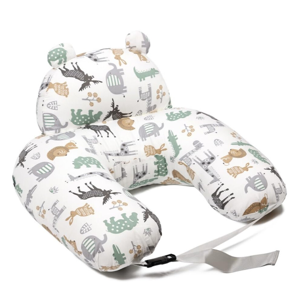 Detachable Nursing Pillow 7In1 Ergonomic Support For Breastfeeding Tummy Time And Mom's Back 9 Colors