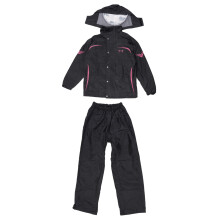 Men's Lightweight Breathable Rain Suit Set-Dark Night Red Upgra
