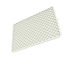 Soft Double Layer Cats Mat Water Resistant Bottom For -Beige
