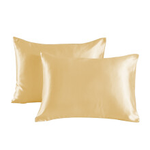 Fronha de seda para cabelo e pele, fronhas de cetim para cabelo e pele, resistentes a rugas e desbotamento, com fechamento tipo envelope, fronhas de