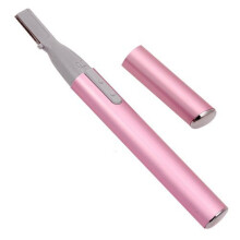 Electric Eyebrow Trimmer with Gentle Precision Blades, Battery Operated Facial Hair Remover for Women