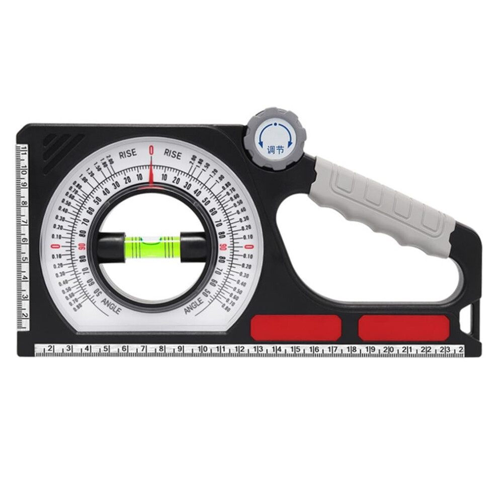 Slant Angle Meter Pitch Gauge 130 Multi-Function Slope Finder With Carabiner For Construction Engineering 9347817897319