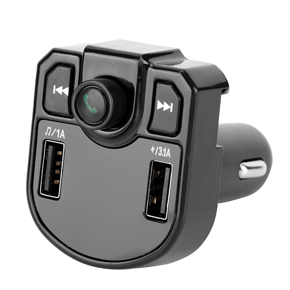 Wireless Bluetooth Fm Transmitter Car Adapter Handsfree Calling Dual Usb Port Charger Music Streaming Noise Suppression Cvc Technology Compact 9423501929860