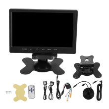 HD Digital Car Monitor 7 Inch Auto On Off Reversing Function Color TFT LCD Display Screen Rotatable Works With Car DVD Easy To Operate For SUV Buses