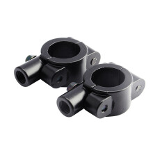Suport oglindă motocicletă din aluminiu billet, suport ghidon rezistent la rugină și coroziune pentru ghidon de 7/8 inch, clemă universală