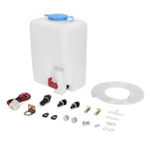 Sistema universal de bomba de limpiaparabrisas para automóviles, kit de botella de limpiaparabrisas de alto rendimiento con interruptor de botón de