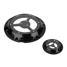 Krom motor Derby dæksel til Harley motorcykler Nem installation Problemfri udskiftning Holdbar aluminiumskonstruktion Billet CNC-bearbejdning
