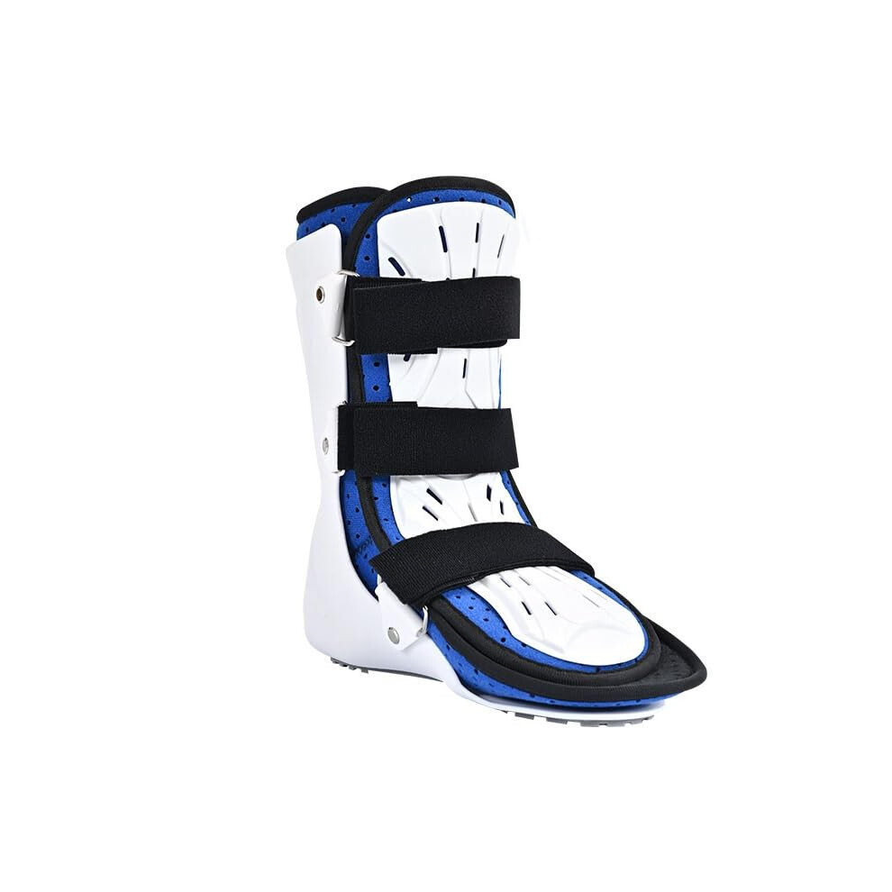 Ankle support brace, anklefoot orthosis, foot drop brace, padded for anklefoot injuries, sprains, fractures, breathable splint, A RightL