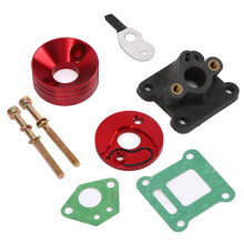 CNC Billet Aluminum For Air Filter Velocity Stack, CNC Billet Aluminum V-Stack Kit Replacement Accessory, Performance Upgrade Part Fit Predator