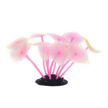 Aquatic plant, mushroom for aquariums, aquarium decoration, beautiful appearance, artificial plant, mushroom, multicolored Ref: 9805