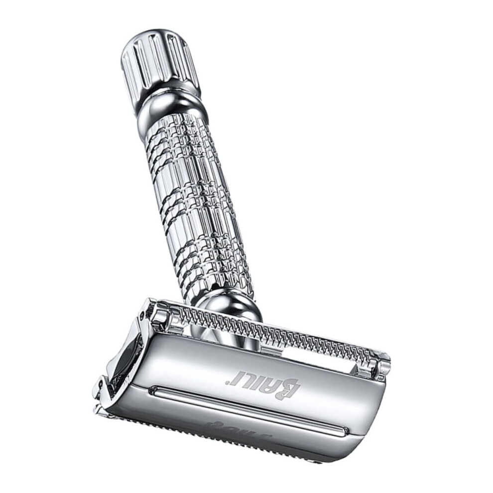 Pack of 2 Hand Razors for Moustache Tight Shape Face Beard Razor for Groom Metal Razor Old Type Manual Razor