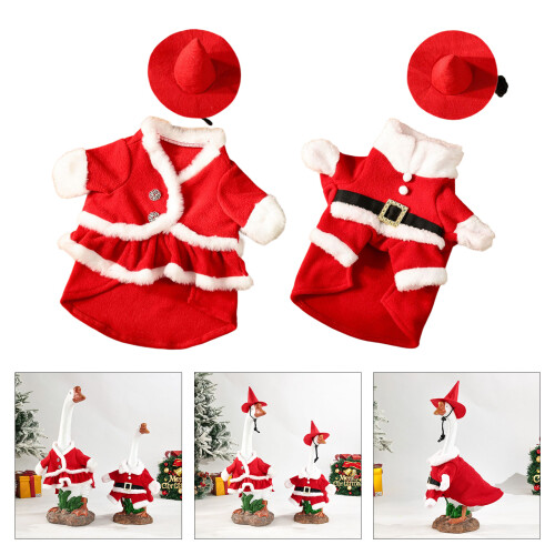 Christmas Geese Outfit With Soft Fabric Polyester Attire-M A 2