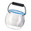 Handheld Fish Transport Container With Clear Lid For Beach-1 1