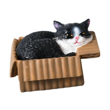 Cartoon Miniature Cats Inside Box Resins- 5
