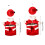 Christmas Geese Outfit With Soft Fabric Polyester Attire-M A 4