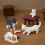 Cartoon PVC Facepalm Katzen Statue Miniatur Auto-3 5