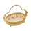 Creative Metal Wire Fruit Basket With Carved Detailing And 1