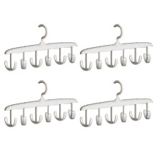 Multiple Directional Swivels Plastic Hanger Storage-4 packs