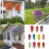 Artificial Greenery Eucalyptuses Stem Morning-Autumn colors 3