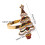Tableware Metal Napkin Rings Christmas Tree Sparkling 2