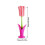 Efficient Flower Design Cup Brush with Brush Holders And-Yellow 3