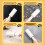 Efficient Pet Hair Removal Tool Durable Adhesive Brush-White 5