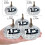 Set Of 12 Shimmering Silver Artificial Pumpkins Multipurpose 3