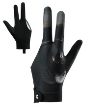 Sn0oker Pool Glove Sweat Proof Shooter Cue Glove 3Finger Mitts Elastic Adjustable For Cyclists Golfers Women Youth Eagle