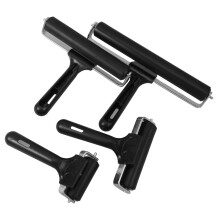 4Piece Segmented Pressure Rollers  
Ergonomic Rubber Rollers for Printmaking  
Versatile for Printing and Crafting  
Easy to Clean and Maintain
