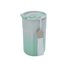 Edelstahl-Isolierflasche, Auto-Trinkbecher für-Farbverlauf grün