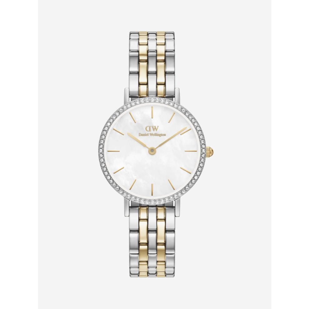 Daniel Wellington Dw00100665 Petite Lumine Bezel 5-Link Two-Tone Mop