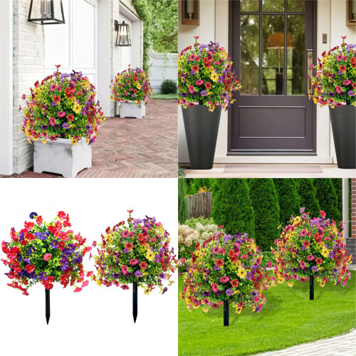 Artificial Plant Flower Suitable for Outdoor-Morning Glory 2