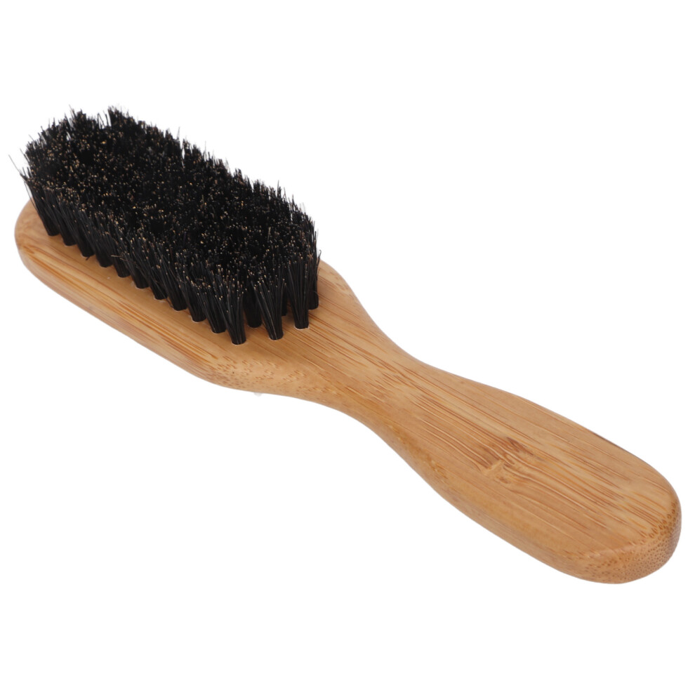 Men's Beard Brush with Soft Bristles & Comfortable Bamboo Handle