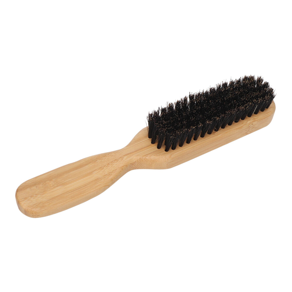 Bamboo Handle Shaving Brush men Beard Comb Cleaning Tool 21cm
