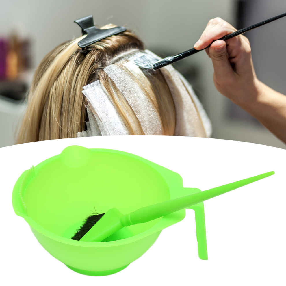 Hair Dye Brush Bowl Set ABS Nylon DIY Hair Coloring Kit for Tint and Dying